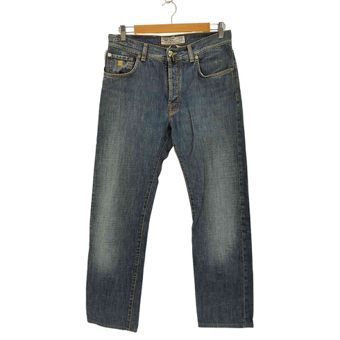 ヤコブコーエン JACOB COHEN イタリア製 TAILOR JEANS ボタンフライ ウォッシュデニムパンツ メンズ 33