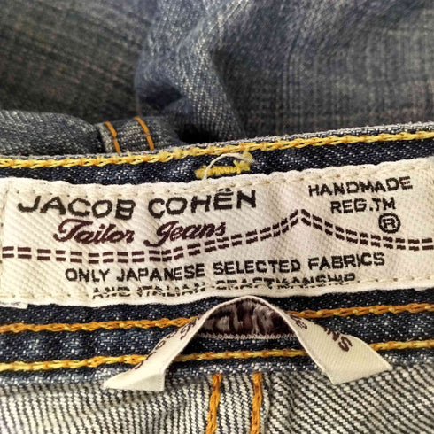 ヤコブコーエン JACOB COHEN イタリア製 TAILOR JEANS ボタンフライ ウォッシュデニムパンツ メンズ 33
