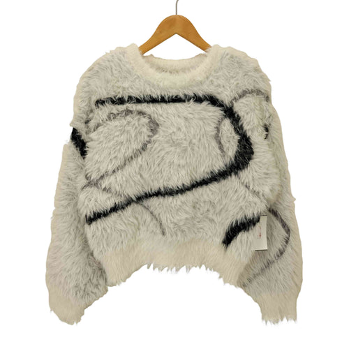 cutie blonde ふわふわ ロングフェザーニット レディース FREE