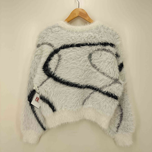 cutie blonde ふわふわ ロングフェザーニット レディース FREE