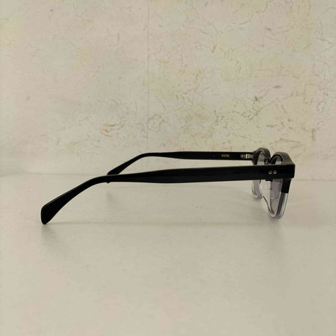 NEW. CHUMLEY'S C-8 Black Clear Half ニューマン サングラス メンズ 44□24-148-C8