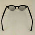 NEW. CHUMLEY'S C-8 Black Clear Half ニューマン サングラス メンズ 44□24-148-C8