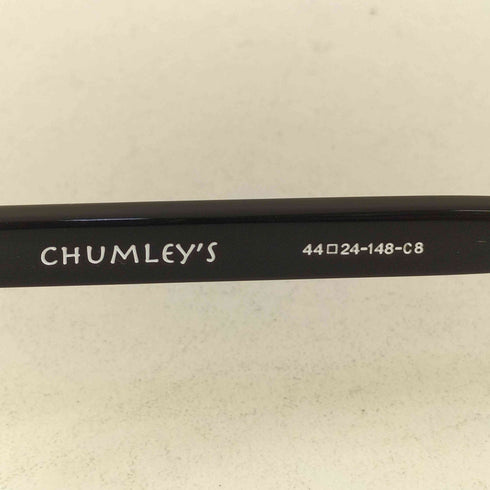 NEW. CHUMLEY'S C-8 Black Clear Half ニューマン サングラス メンズ 44□24-148-C8