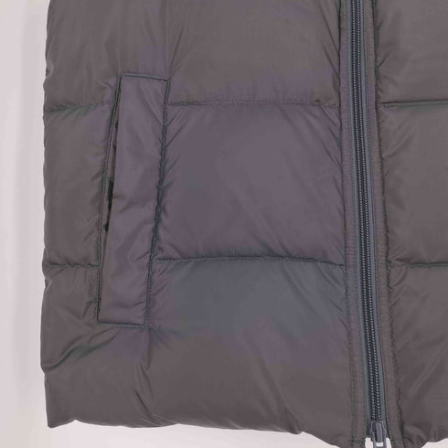 ラコステ LACOSTE ロゴパッチ ダブルジップ ダウンベスト メンズ 48/3