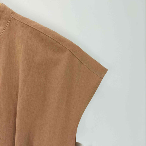 ユナイテッドアローズグリーンレーベルリラクシング UNITED ARROWS green label relaxing ベルト フレア ワンピース レディース FREE