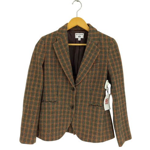 ユニクロイネスドラフレサンジュ UNIQLO INES DE LA FRESSANGE 20AW チェック シングル 2B テーラード ジャケット レディース JPN:S