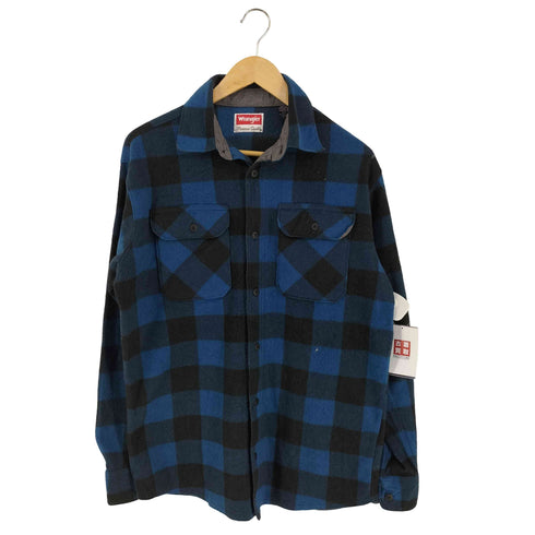 ラングラー Wrangler ブロックチェック フランネルシャツ メンズ import:S