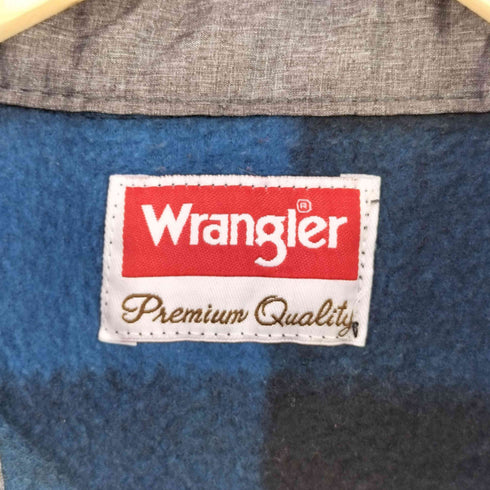 ラングラー Wrangler ブロックチェック フランネルシャツ メンズ import:S