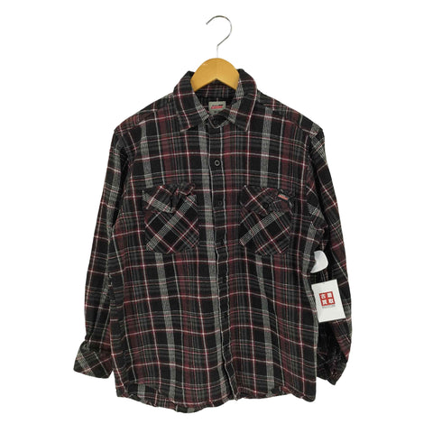 ディッキーズ Dickies チェック ヘビーネルシャツ メンズ import:M