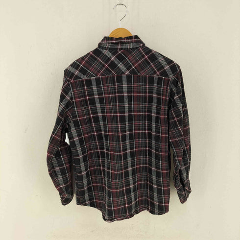 ディッキーズ Dickies チェック ヘビーネルシャツ メンズ import:M