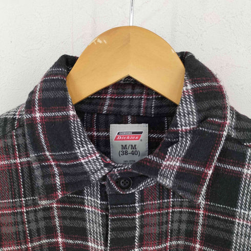 ディッキーズ Dickies チェック ヘビーネルシャツ メンズ import:M