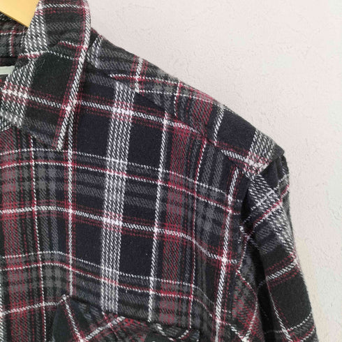 ディッキーズ Dickies チェック ヘビーネルシャツ メンズ import:M