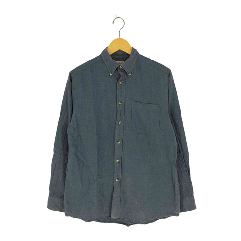 エルエルビーン L.L.Bean 90S~00S コットンウール 千鳥格子 BDシャツ メンズ import:S