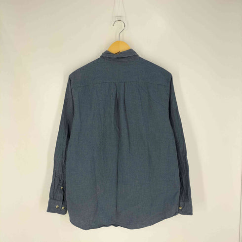 エルエルビーン L.L.Bean 90S~00S コットンウール 千鳥格子 BDシャツ メンズ import:S