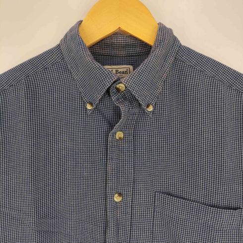 エルエルビーン L.L.Bean 90S~00S コットンウール 千鳥格子 BDシャツ メンズ import:S
