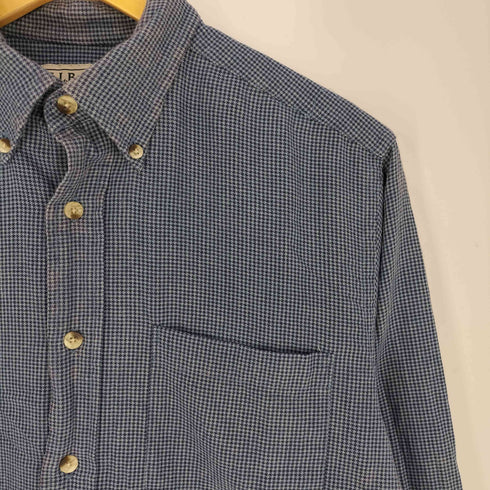 エルエルビーン L.L.Bean 90S~00S コットンウール 千鳥格子 BDシャツ メンズ import:S