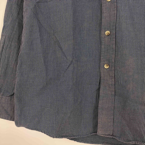 エルエルビーン L.L.Bean 90S~00S コットンウール 千鳥格子 BDシャツ メンズ import:S