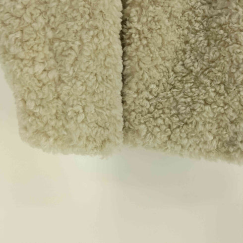 ザラ ZARA フェイクファー プードル ボアジャケット ふわもこ レディース import:XS