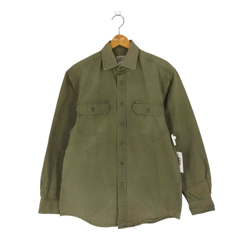 エルエルビーン L.L.Bean 90S~00S ピケ コットンレギュラーカラーシャツ メンズ import:S