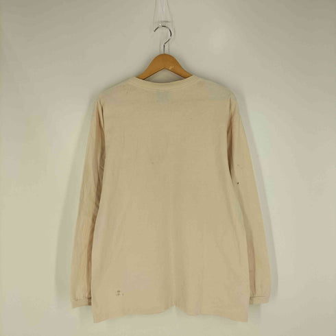 ウールリッチ WOOLRICH 90S~00S フロントプリント L/S Tシャツ メンズ import:M