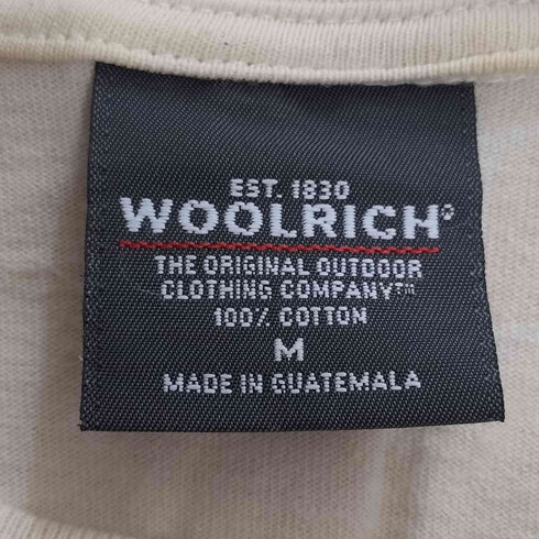 ウールリッチ WOOLRICH 90S~00S フロントプリント L/S Tシャツ メンズ import:M