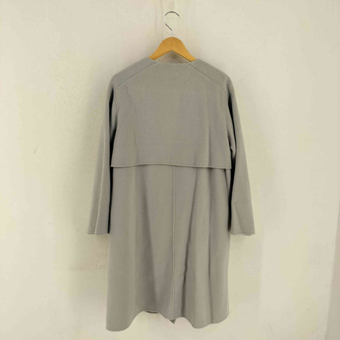 ギャルリーヴィー GALERIE VIE ノーカラー メルトン ダブルボタン コート レディース