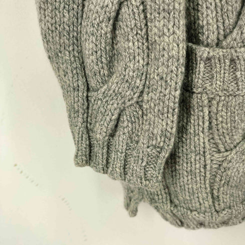 マーロ malo カシミヤ100ケーブルニットカーディガン メンズ