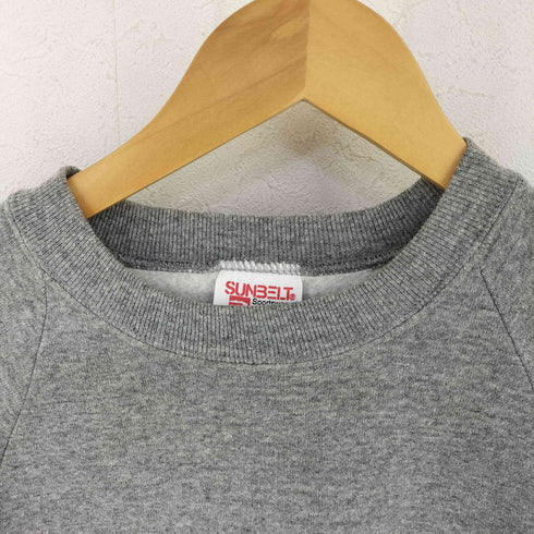サンベルト sunbelt 80S USA製 無地 ラグランスウェット メンズ import:M