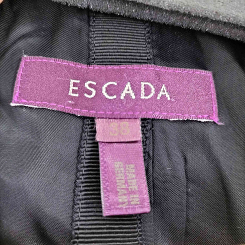 エスカーダ ESCADA シルク混ウールテーラードジャケットスカートセットアップ レディース 38