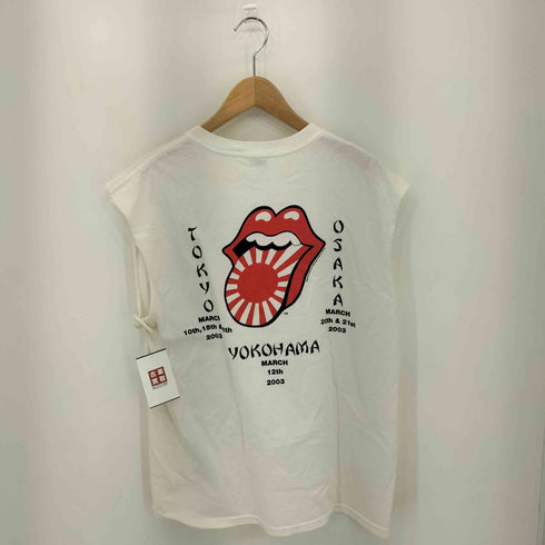 アンビル Anvil 02年コピーライト JAPAN TOUR 両面プリント スリーブカットオフ タンクトップ Tシャツ カットソー メンズ M