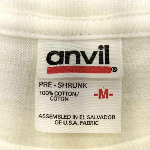 アンビル Anvil 02年コピーライト JAPAN TOUR 両面プリント スリーブカットオフ タンクトップ Tシャツ カットソー メンズ M