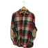トミーヒルフィガー TOMMY HILFIGER エンブレム刺繍 フランネルチェック 長袖シャツ メンズ S