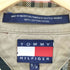 トミーヒルフィガー TOMMY HILFIGER エンブレム刺繍 フランネルチェック 長袖シャツ メンズ S