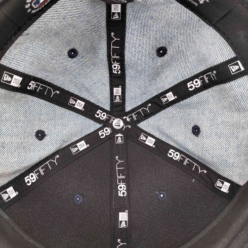 ニューエラ NEW ERA 59FIFTY New York Yankees ニューヨークヤンキース デニム ベースボールキャップ メンズ 7 1/4