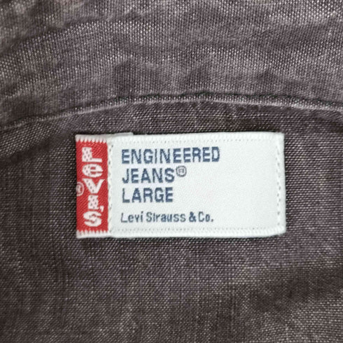 リーバイス Levis スナップボタンボックスデニムシャツ メンズ import:L