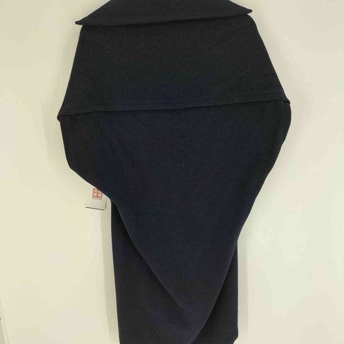 ヨウジヤマモト Yohji Yamamoto ノースリーブ 変形 ウール ドレープ コート レディース JPN:2