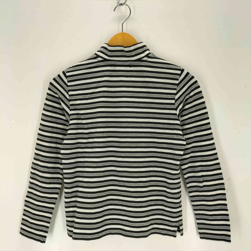 クレージュ courreges 12SS ボーダーハーフジップトップス レディース 38
