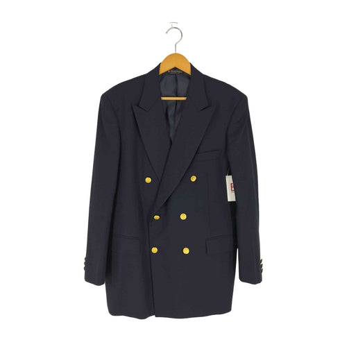 ブルックスブラザーズ BROOKS BROTHERS 金ボタン 紺ブレザー ダブル テーラードジャケット メンズ 40REG