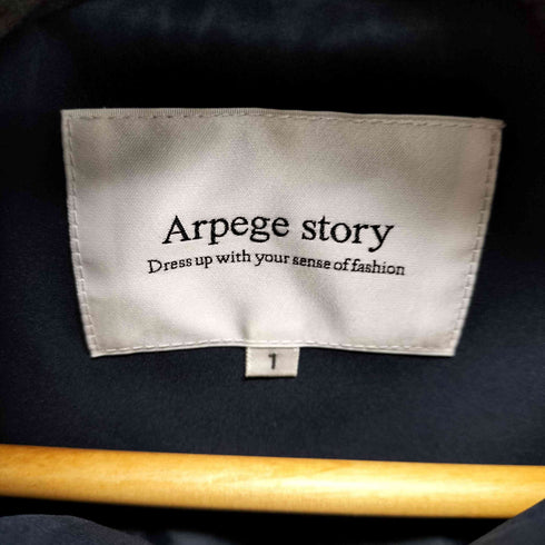 アルページュストーリー Arpege story 撥水 ミドル丈ブルゾン レディース JPN:1