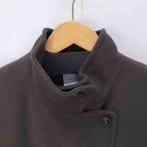 ビューティーアンドユースユナイテッドアローズ BEAUTY & YOUTH UNITED ARROWS メルトンスタンドカラーベルトコート レディース JPN:M