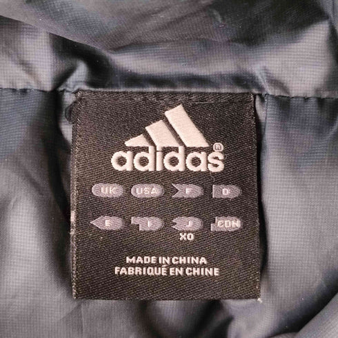 アディダス adidas 万国旗タグ ロゴ刺繍 ダウンジャケット メンズ XO