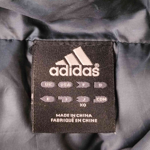 アディダス adidas 万国旗タグ ロゴ刺繍 ダウンジャケット メンズ XO