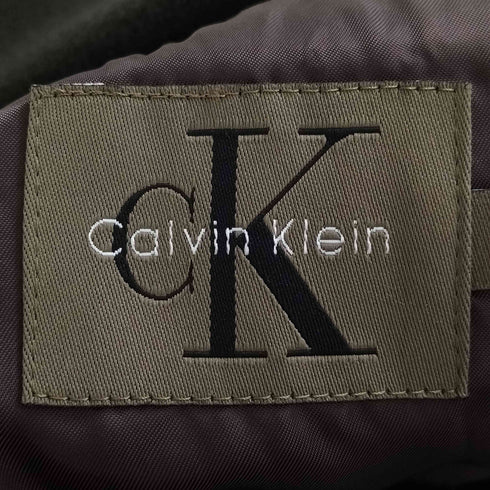 シーケーカルバンクライン ck Calvin Klein ウール ナイロン ロング チェスター コート メンズ import:L