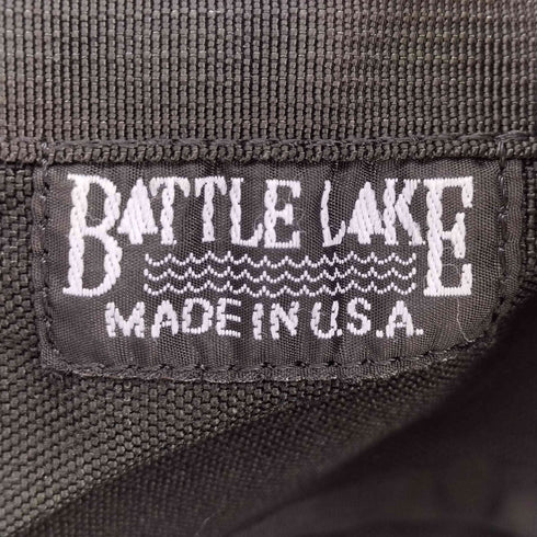 バトルレイク BATTLE LAKE USA製 ナイロン スエード メッセンジャーバッグ メンズ