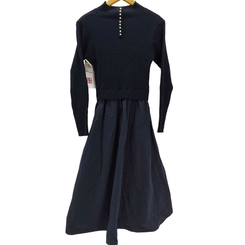 エヌナチュラルビューティーベーシック N.NATURAL BEAUTY BASIC バックパールボタンドッキングワンピース レディース JPN:M