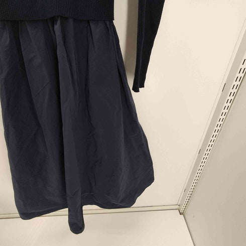 エヌナチュラルビューティーベーシック N.NATURAL BEAUTY BASIC バックパールボタンドッキングワンピース レディース JPN:M