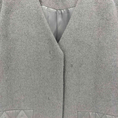オペークドットクリップ OPAQUE.CLIP 24AW ウールカシミヤブレンド キルティングドッキングコート レディース JPN:L