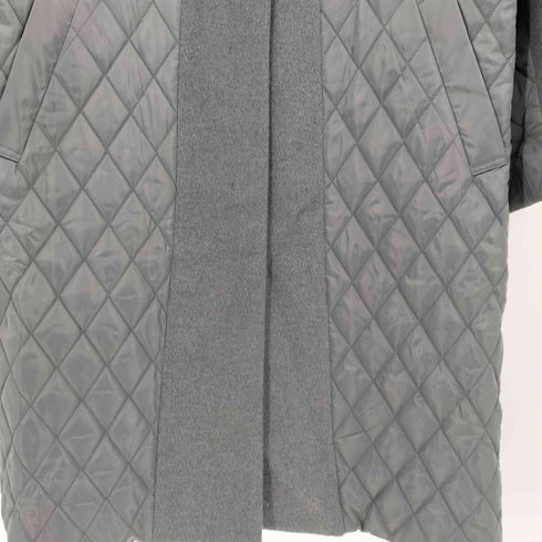 オペークドットクリップ OPAQUE.CLIP 24AW ウールカシミヤブレンド キルティングドッキングコート レディース JPN:L
