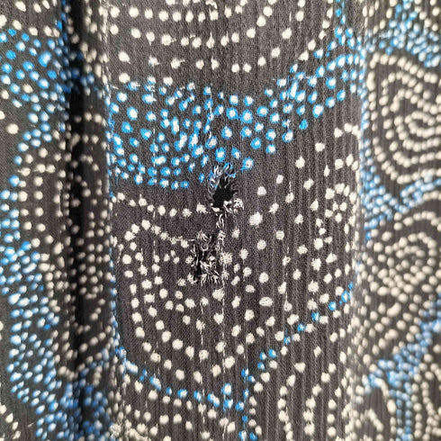 イザベルマランエトワール ISABEL MARANT ETOILE インド製 総柄 シルク シアー ロング シャツ ワンピース レディース JPN:34