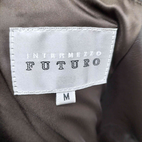 インターメッツォ INTERMEZZO FUTURO 羊革 レザー 3B テーラードジャケット メンズ import:M